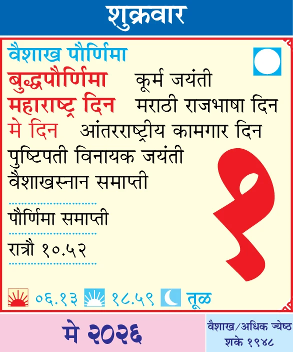 Kalnirnay 2026 today date